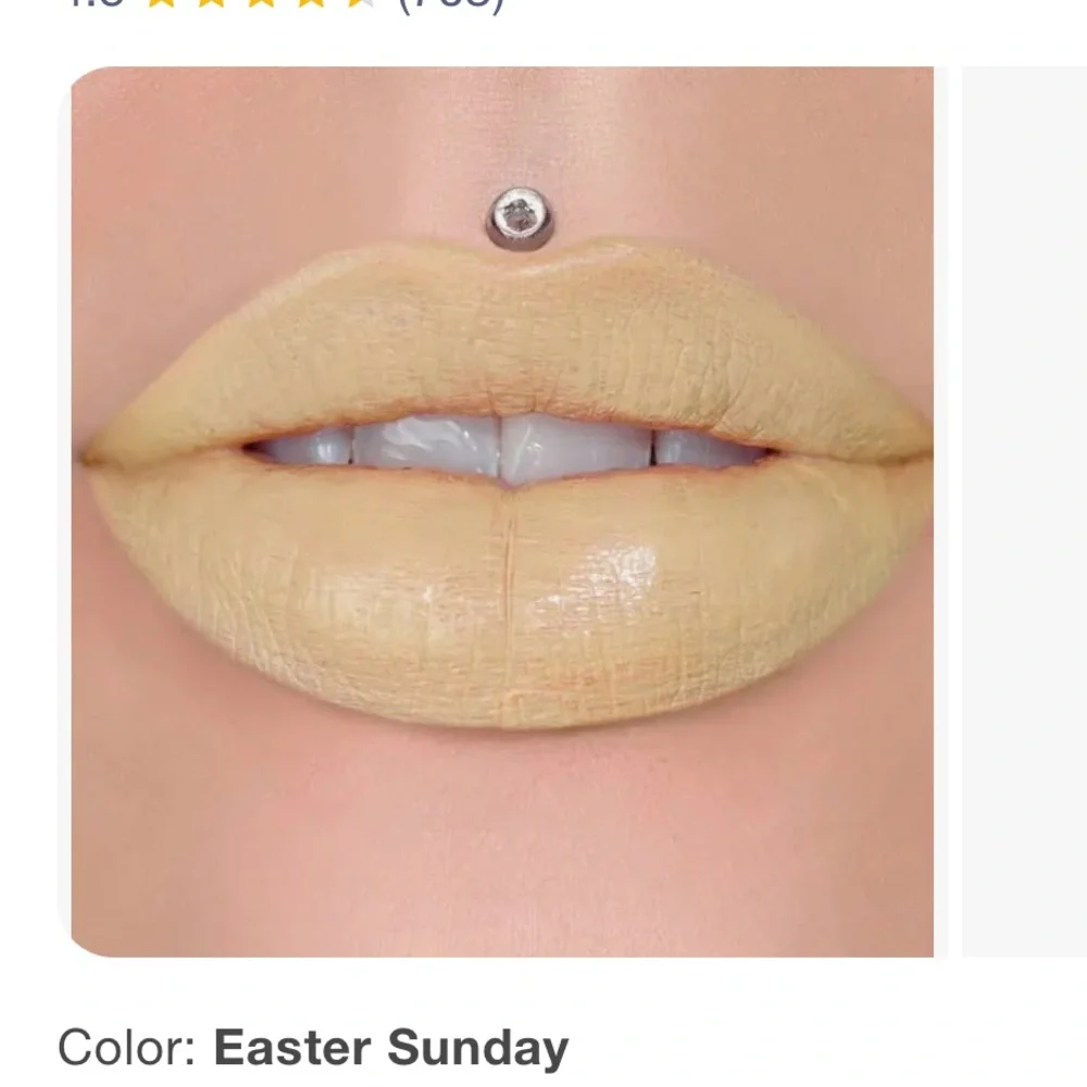 JEFFREE STAR COSMETICS Velvet Trap Lipstick in Easter Sunday (pastel yellow)